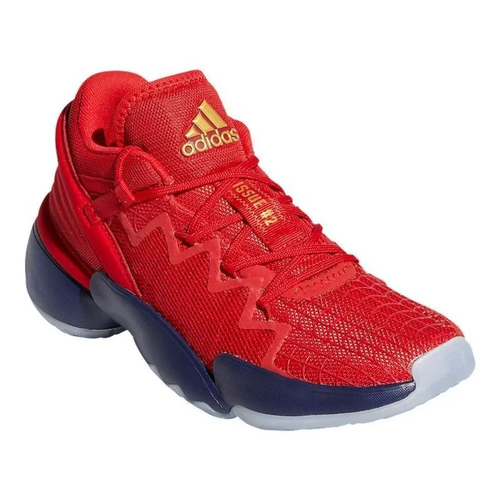 Adidas Red D.O.N. Issue 2 J Spider Man Shoes Big Kids Size 6.5